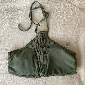 damsel halter bikini top